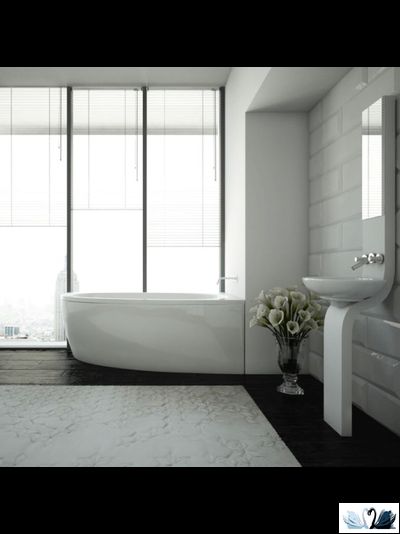 Ванна Azario Kapris 150x90 см AV.0001150, акриловая, правая асимметричной формы