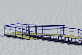 изготовление основания пандуса