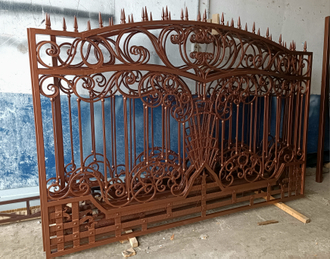 Кованый забор - Арт 01