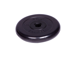 Диск обрезиненный Barbell Atlet d 31 мм чёрный 1,25 кг