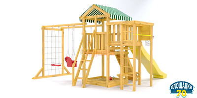 Детская площадка Савушка Мастер 4 Plus (горка 3 метра)