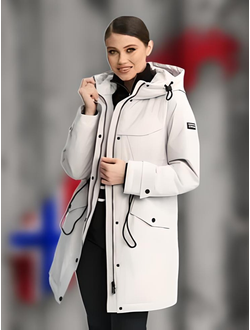 Парка весенняя норвежского бренда Fergo Norge-FKC19763-fog