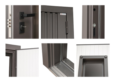 Стальная дверь   Arteon с окном (терморазрыв 3к)