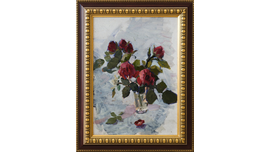 44 Сосновская А.Е. Розы. к.м. 45Х32 1960-е - продано