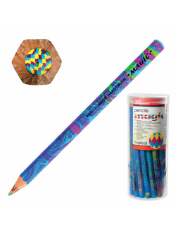 Карандаш с многоцветным грифелем KOH-I-NOOR, Magic "Tropical", 5,6 мм, заточенный, 3405002031TD, 5 штук