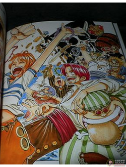 Оригинальный Арт Бук One Piece Color Walk 1 (Большой куш / Ван-Пис)