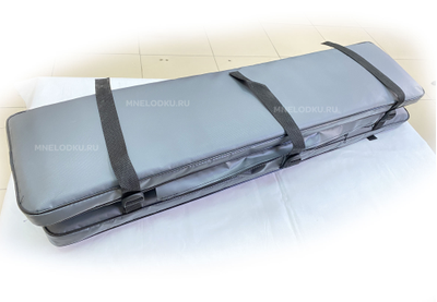 Комплект накладок на сидения с сумкой HUNTERBOAT 100*24 ПВХ серый