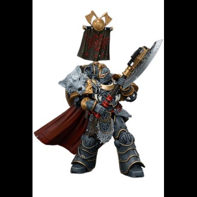 Претор Космических Волков с силовым топором (Warhammer Horus Heresy) - КОЛЛЕКЦИОННАЯ ФИГУРКА 1/18 Space Wolves (JT00133) - JOYTOY