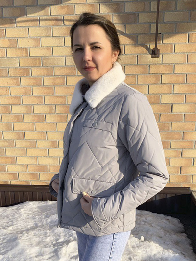 Куртка 1697 серый