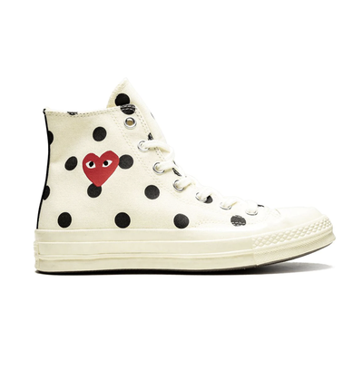 Converses play comme des garcons top