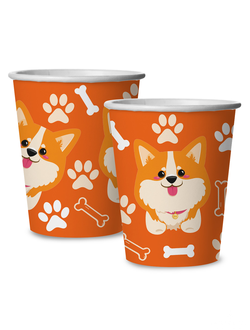 Стаканы (250 мл) Корги, 6 шт.