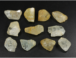 Топаз, кристалл, "дикий", в ассортименте, Россия, Забайкальский край (12-16 мм, 1,3-2 г) №36031