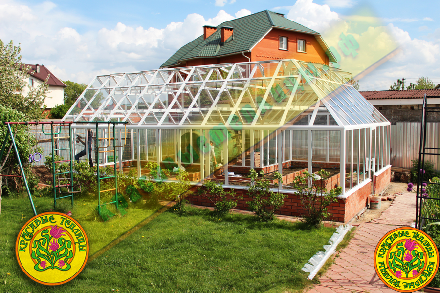 Проект угловой теплицы