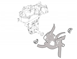 Комплект пропашки HB585 слева внутр.