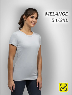 СУБЛ. СЕРЫЙ МЕЛАНЖ ЖЕНСКИЕ размер 54 (XXL)