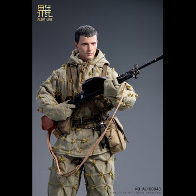Советский десантник периода ВОВ - Коллекционная ФИГУРКА 1/6 scale WWII Soviet Airborne Forces (AL100043) - ALERT LINE