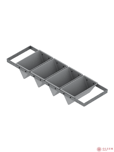 Форма хлебная тостерная Треугольная 4(185 х 110 х 85 мм) с ручками