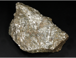 Кварц-слюдяной сланец, необработанный, дикий образец, Россия, Северный Кавказ, КЧР, река Малый Блыб (85*55*25 мм, 148 г) №29800