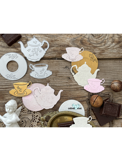 Набор ножей для вырубки «Безумное чаепитие»