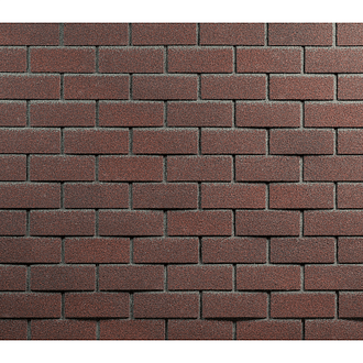 ФАСАДНАЯ ПЛИТКА HAUBERK С КЛЕЕМ АДГЕЗИВ, ТЕРРАКОТОВЫЙ КИРПИЧ