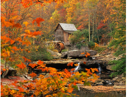 Купить греющую картину с фото мельница