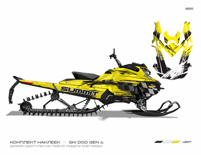 Наклейки на снегоход GEN4 SKI DOO Summit 2017-2021 №1855