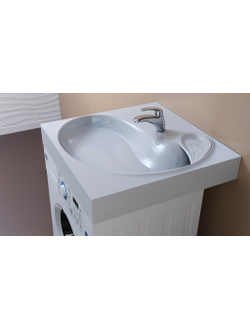 Раковина над стиральной машиной RAVAL Buta 60х60х10см регулируемые кронштейны в комплекте 5211600