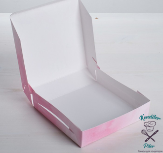 Коробка складная Best wishes, 14 × 14 × 3,5 см