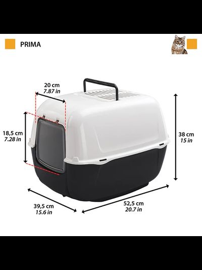 Закрытый туалет для кошек PRIMA Ferplast