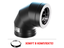 Craft HF-50BP сэндвич-колено 90° (316/0,8/эмаль) Ф115х200