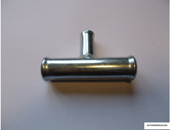 Трубка тройник 20х14х20мм металл угол 90 гр. (цена за 10 шт.)