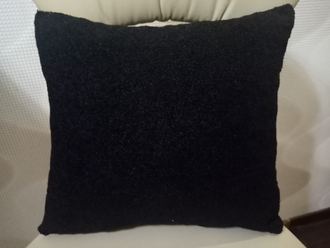 Подушка внутрисалонная черная тканевая