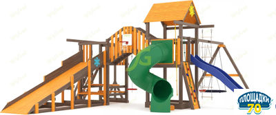 Всесезонная площадка IgraGrad С Мостик 1 с трубой SF1 в Новосибирске