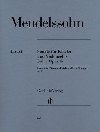 Mendelssohn Violoncello Sonata B flat major op. 45