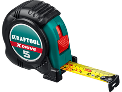 Рулетка KRAFTOOL X-Drive, 5 м х 19 мм