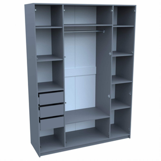 Шкаф 4 дверный Ольга 6 наполнение