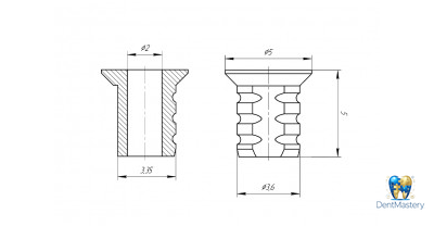 Втулка для пилотного сверления Ø2.0 мм Steco
