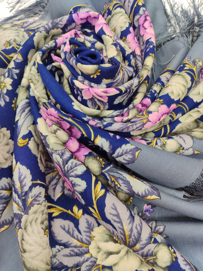 Павловопосадский платок Молодильные яблочки 1944-1