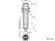 Оптический бесконтактный датчик O03-NO/NC-PNP-P8.4 (Л63, с регулировкой)