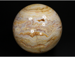 Шар Агат кружевной, Бразилия (60 мм, 351 г) №29964