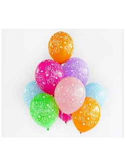 Шар 14"/35см "8 марта!" Тюльпаны", Бельгия