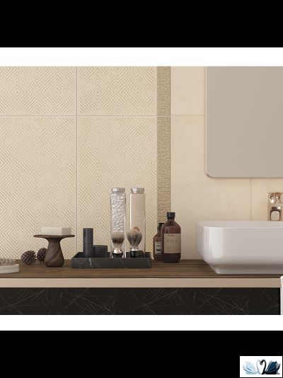 Плитка Creto Effetto Wood Brown 04 25х60 настенная коричневые полосы