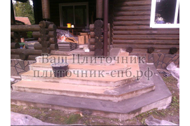 Облицовка ступеней лестницы клинкером