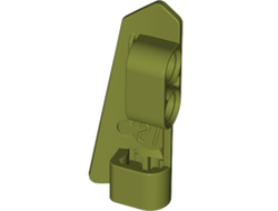 Technic, Panel Fairing #21 Very Small Smooth, Side B, Olive Green (11946 / 6278079 / 6347317)