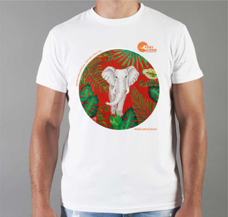 Футболка с картиной проекта "1001 слон"