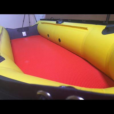 Моторная лодка Апачи 3700 НДНД желтая