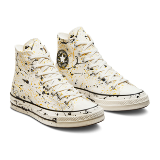 Кеды Converse Chuck 70 Archive Paint Splatter высокие белые