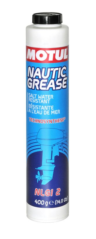 Водстойкая пластичная смазка  Motul Marine Transmission  Nautic Grease NLGI 2 - 0,4 Л (108661)