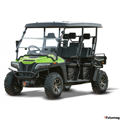 Гольфкар GreenCamel Сонора U15K 4x4 (4+2 seats 15kW R12) зеленый