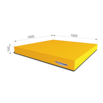 Мат 1х1х0.1 м Романа